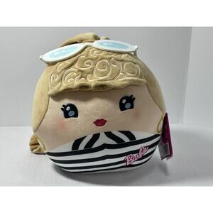 Barbie Cuutopia 10'' Plush with Black & White Striped Swimsuit Outfit‎ HXY25 NWT